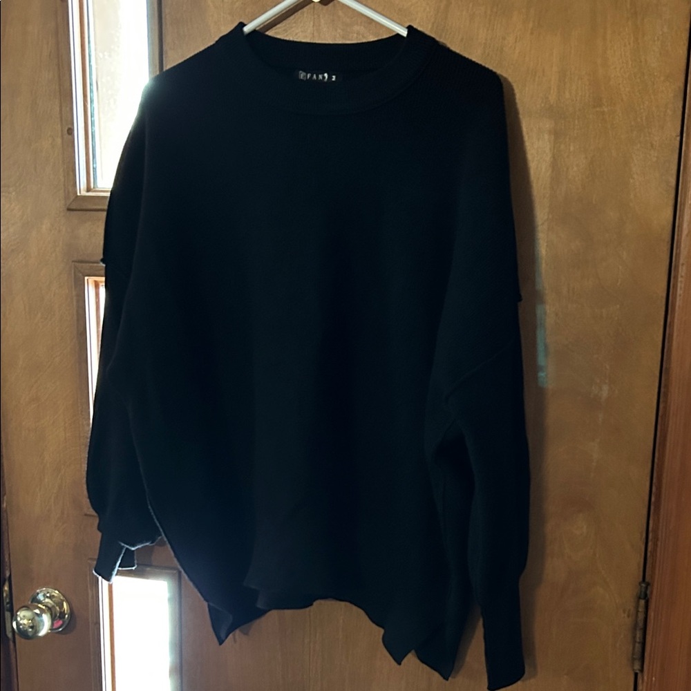 Women’s Oversized Black Sweater